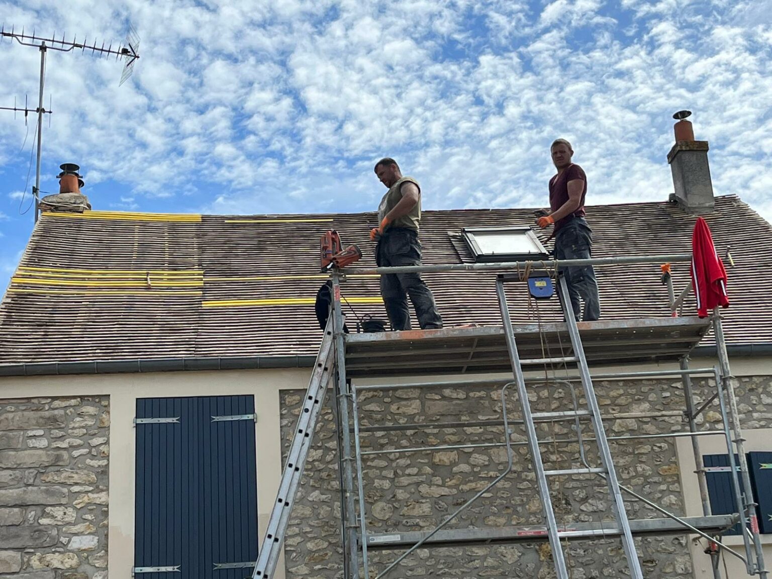Toiture avant rénovation