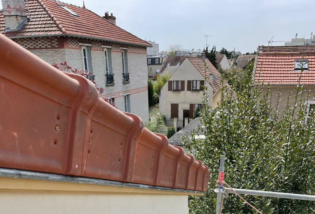 Tuiles de rive après remplacement
